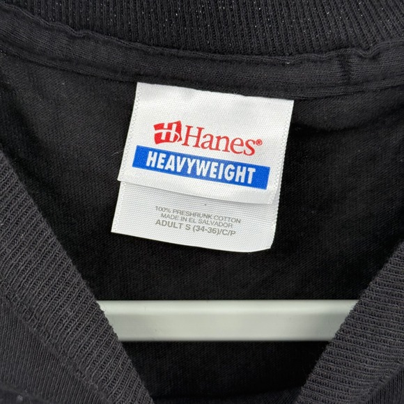 Hanes Led Zeppelin The Hermit Graphic T-Shirt Mens Small Black Rock Band Tee - Picture 3 of 5